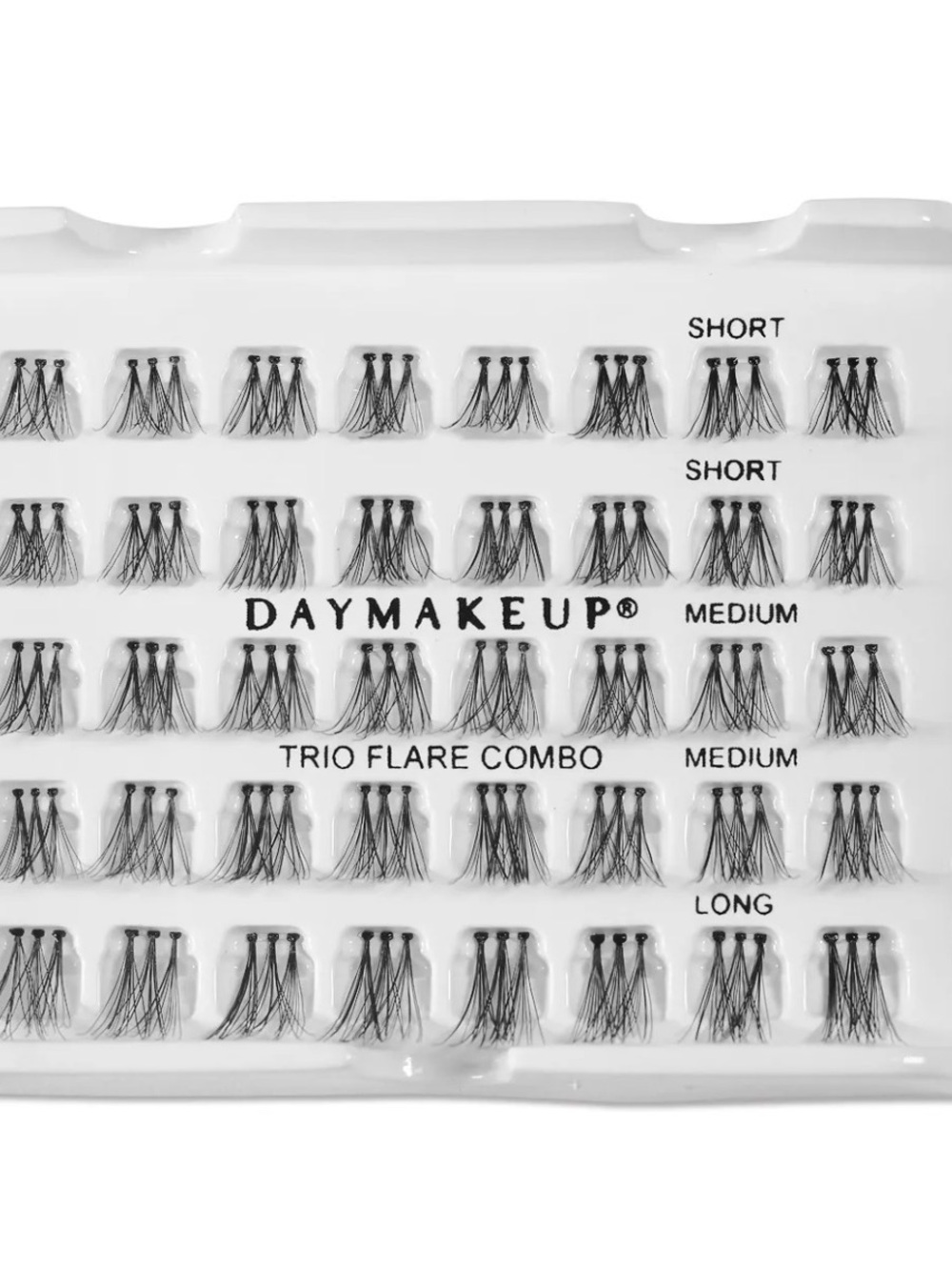 Trio Flare Combo Individual Lash Clusters - Black